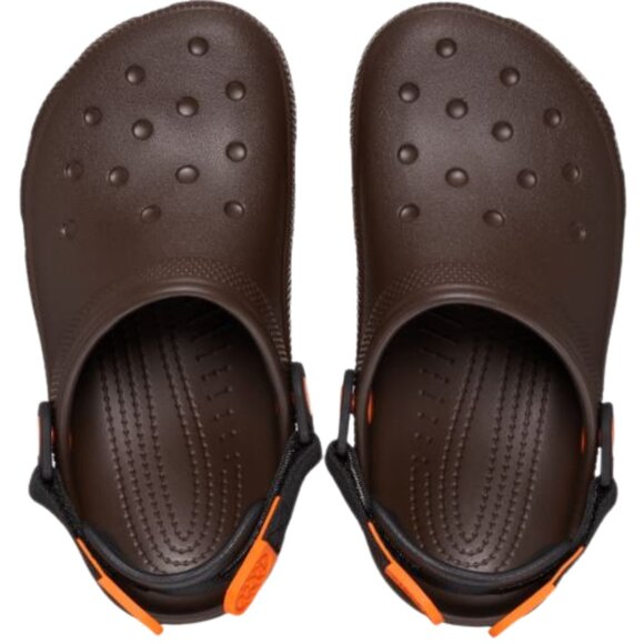 Crocs Unisex Classic Work Clog Slip Resistant Coffee Brown Size Women 8 / Men 6 - Picture 3 of 4